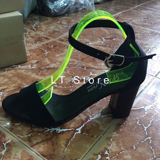 Giày cao gót 5cm 7cm quai ngang bít gót (có ảnh thật)