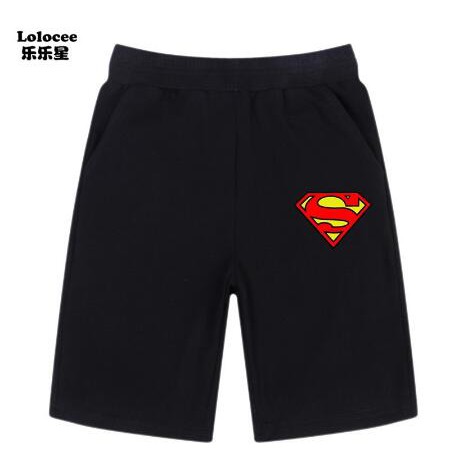 Quần short vải Cotton in hoạt hình Captain America thời trang mùa hè 2020 cho bé trai