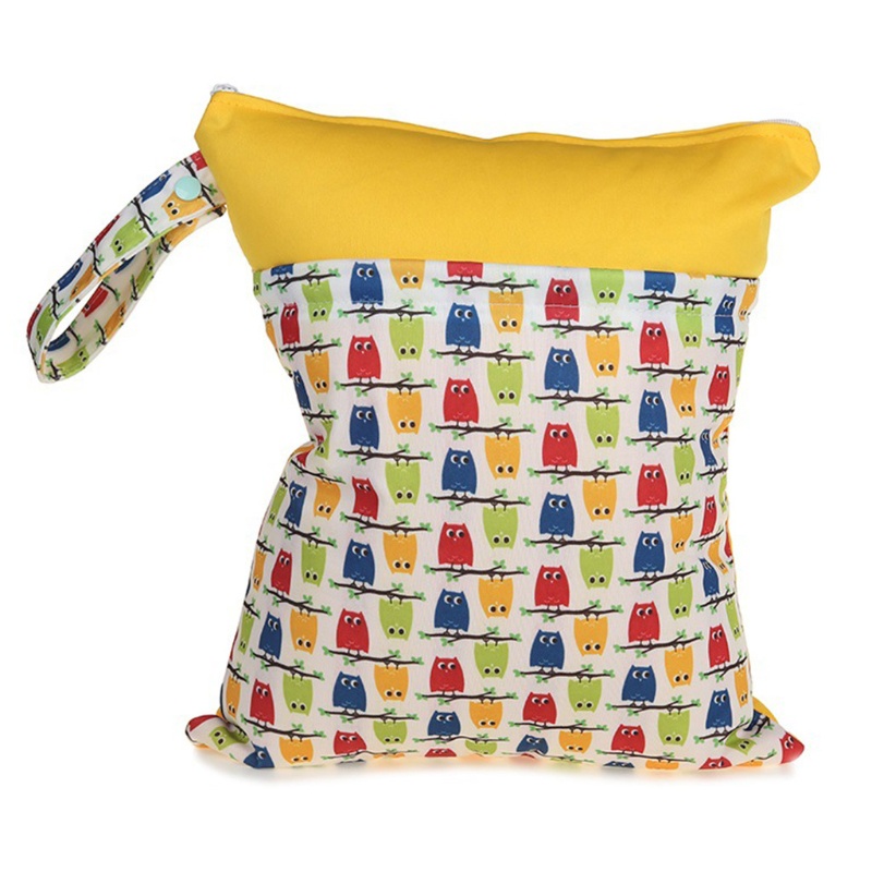 Túi Đựng Bỉm Chống Thấm Nước Tái Sử Dụng Được Kích Thước 30x36cm