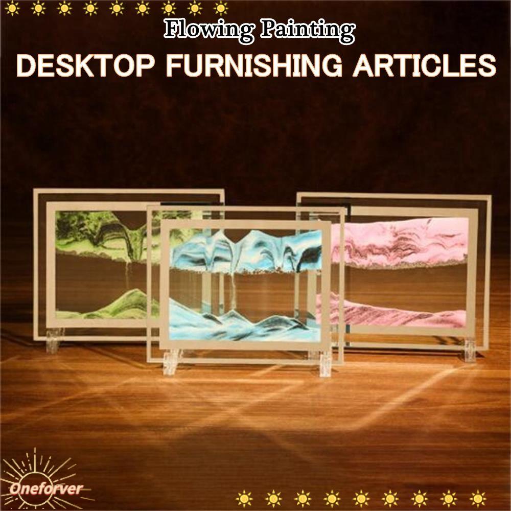 Tranh Cát 3D Hình Đồng Hồ Cát Nhiều Màu Sắc Trang Trí Nhà Cửa