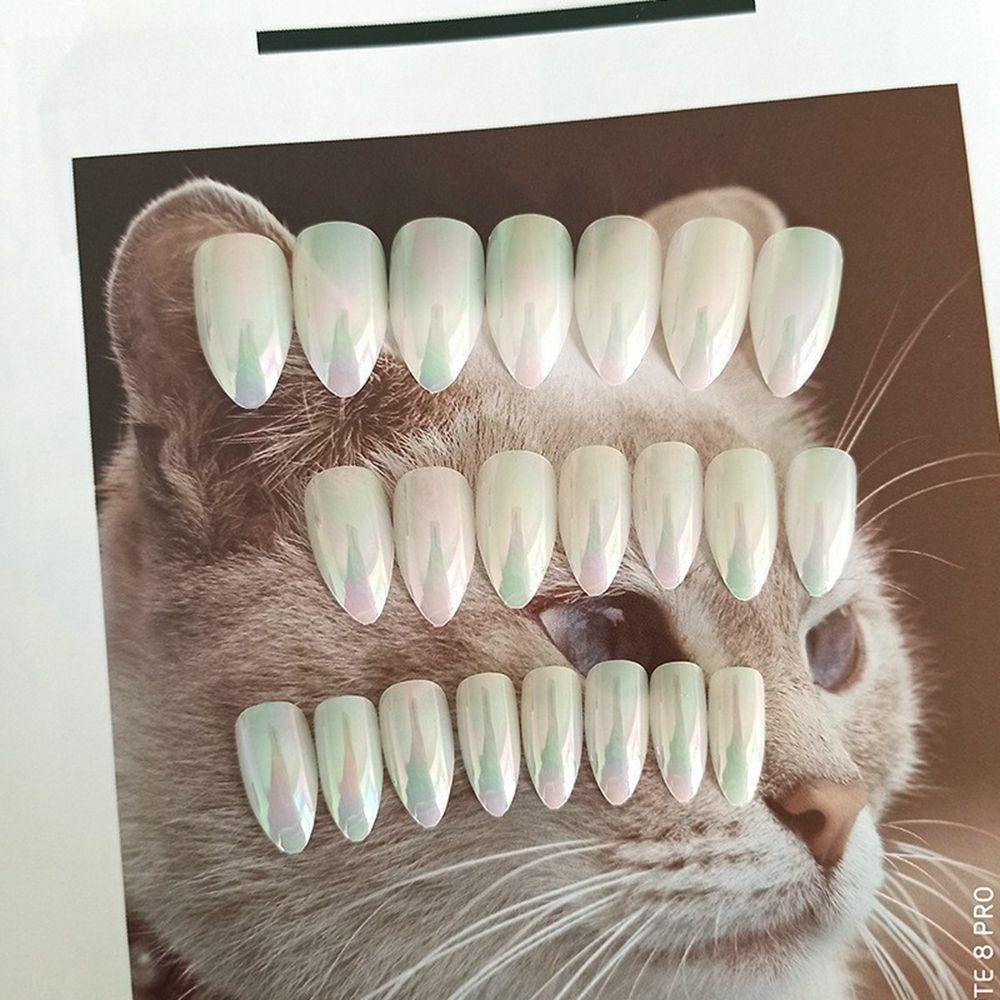 Set 24 Móng Tay Giả Dạng Nhấn Tiện Dụng Chất Lượng Cao