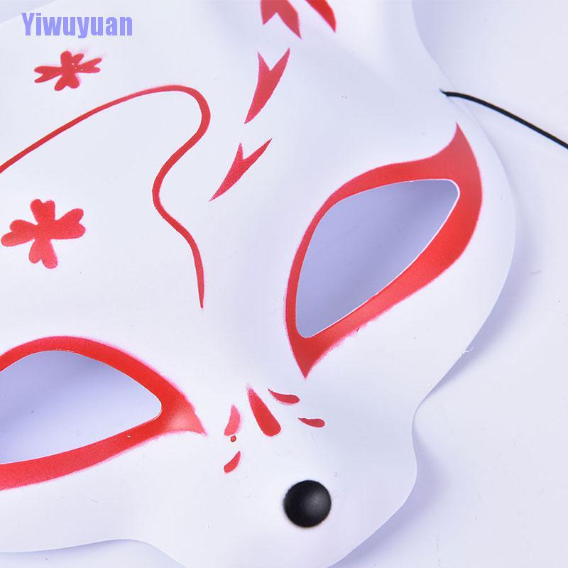 Mặt Nạ Nửa Mặt Hóa Trang Halloween Phong Cách Nhật Bản