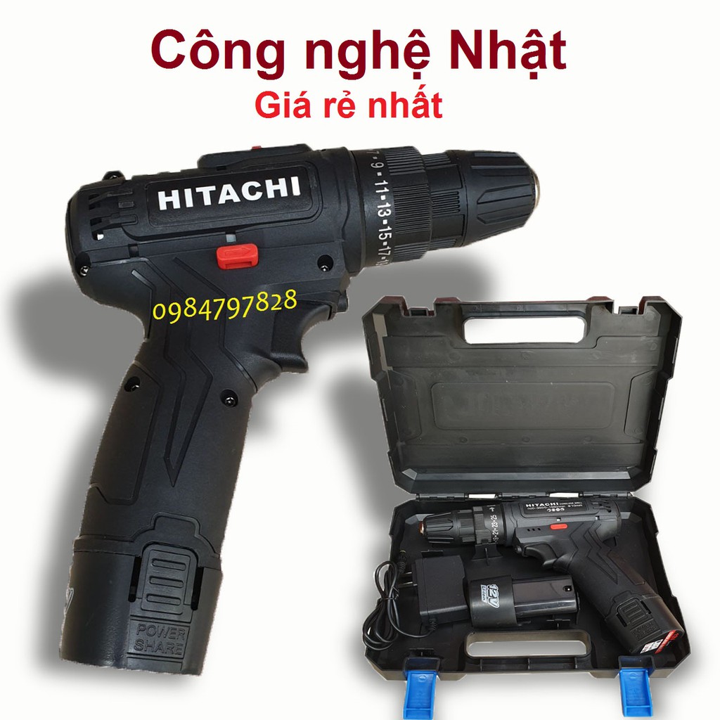 Xả Kho Máy Khoan Bắt Vít Hitachi