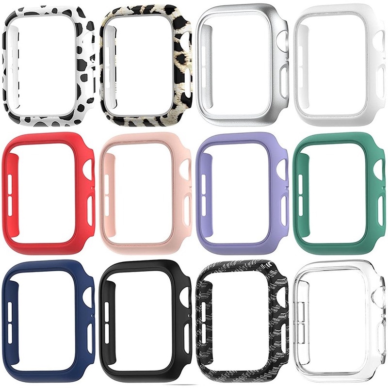 Ốp Bảo Vệ Bằng PC Cứng Nhám Cho Apple Watch 45mm 41mm 38mm 42mm 40mm 44mm iWatch SE 7 6 5 4 3 2 1