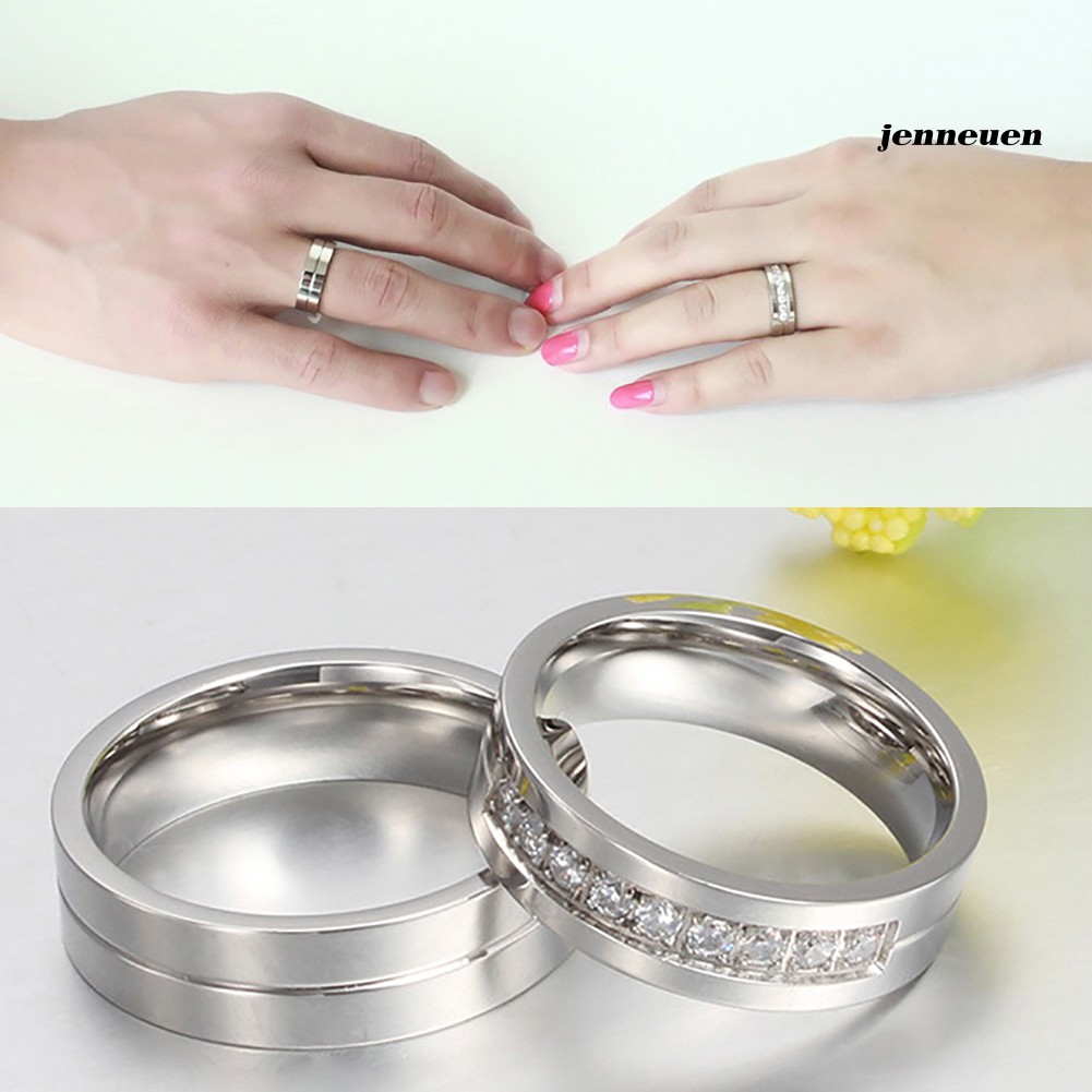 Nhẫn Đính Đá Thời Trang Dành Cho Các Cặp Đôi