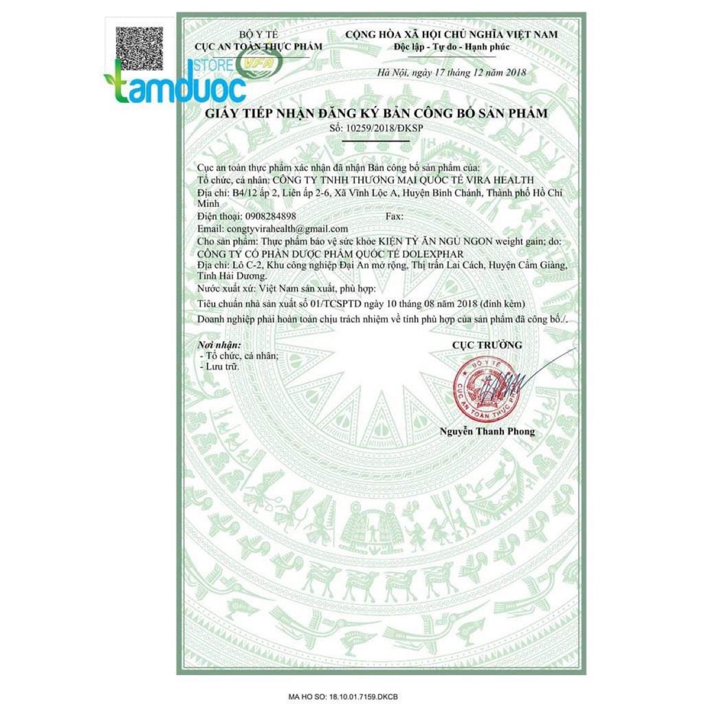 Kian Pee Wan Viên Uống Tăng Cân GiÚp Ăn Ngon Ngủ Sâu Giấc Tiêu Hóa Tốt Chống Biếng Ăn