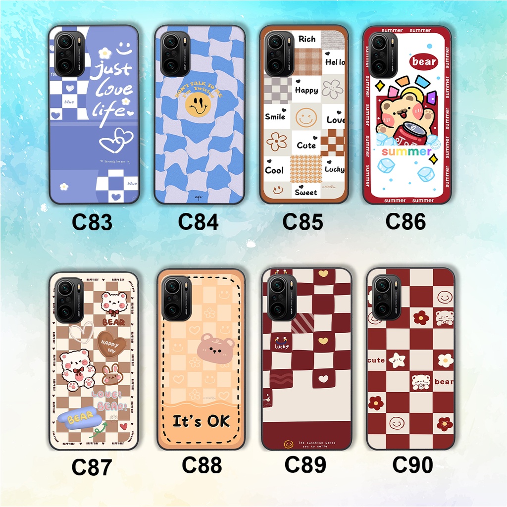 Ốp lưng Xiaomi Redmi K40 / K40 Pro / K40 Gaming / POCO F3 trái tim gấu cực đẹp cute siêu rẻ