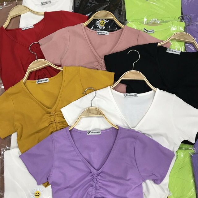 áo croptop nữ rút dây xinh xắn sexy | BigBuy360 - bigbuy360.vn