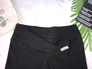 QUẦN LEGGING BẦU cạp chéo