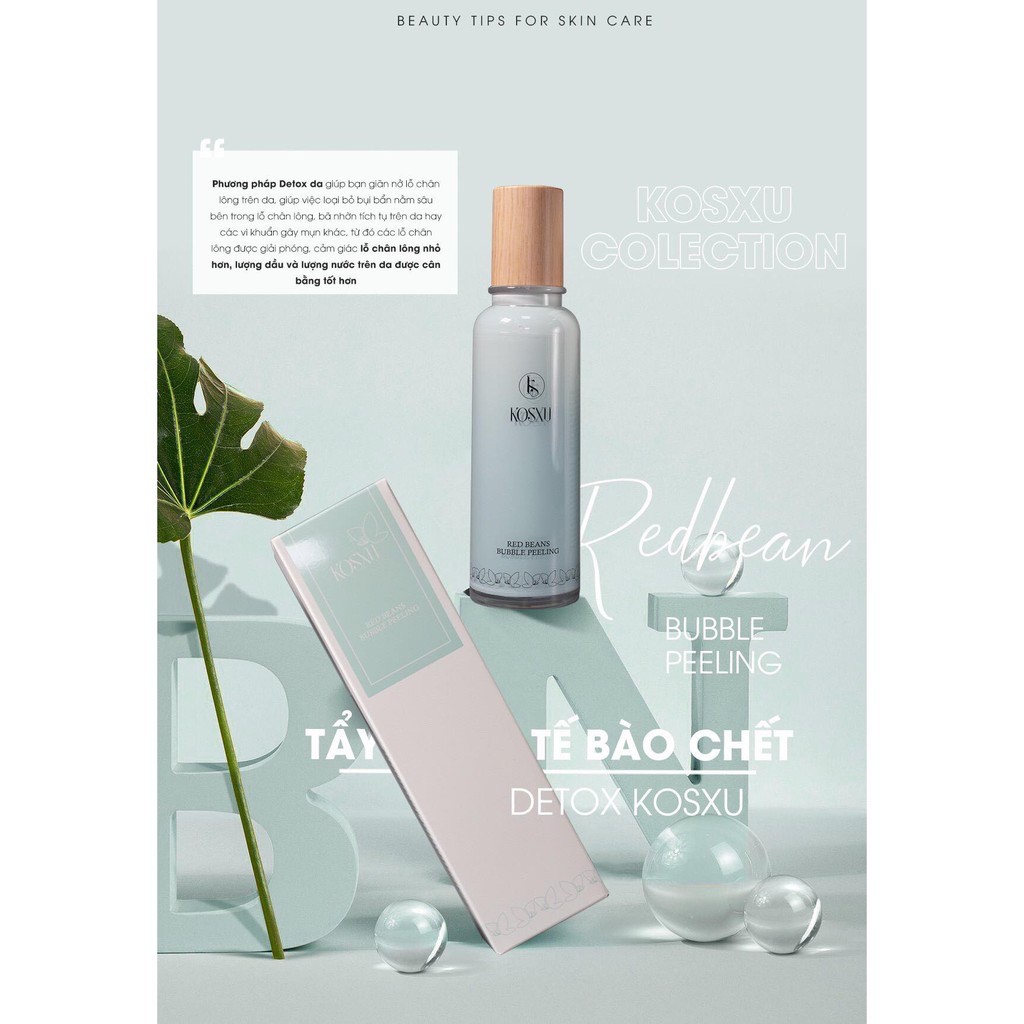 TẨY DA CHẾT DETOX KOSXU 2IN1💖FREESHIP💖TẶNG MASK