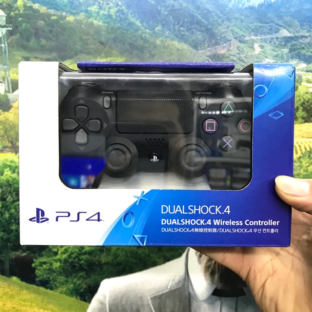 [Freeship toàn quốc từ 50k] Tay Cầm PS4 Pro Chính Hãng - Màu Đen