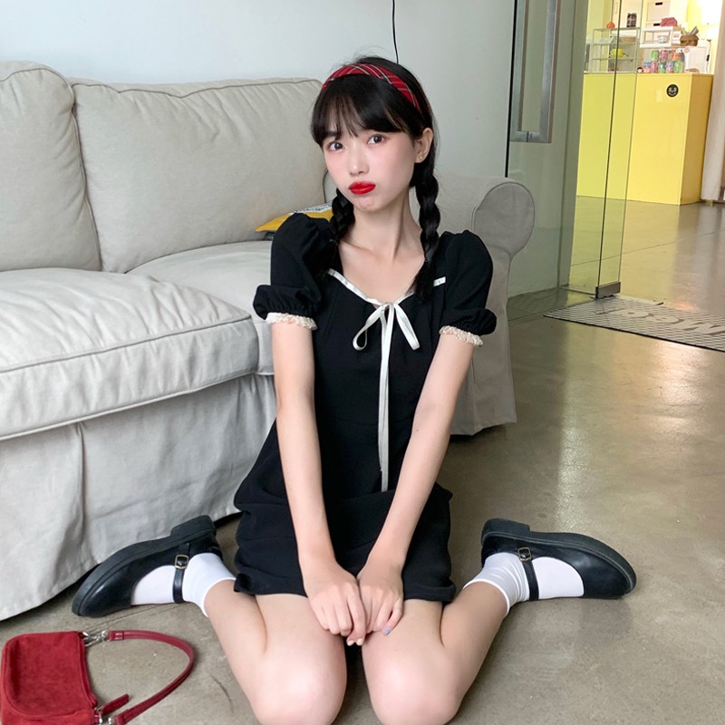 Váy Nữ Chiết Eo Phối Tay Bồng, Đầm Nữ Thiết Kế Siêu Xinh Moda.H | BigBuy360 - bigbuy360.vn