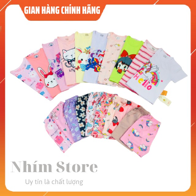 [XẢ KHO LẺ SIZE] Bộ Cotton Xuất Hàn Hàng Quảng Châu Cho Bé 2 Tuổi  Sz65 (13-15kg) Bộ Cotton Mặc Nhà Cho Bé - Cô Nhím