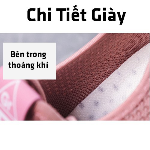 Giày Chạy Bộ Tập Thể Dục Thể Thao Nữ, Giầy Sneaker Siêu Nhẹ Thời Trang Hàn Quốc Đẹp Giá Rẻ  H5