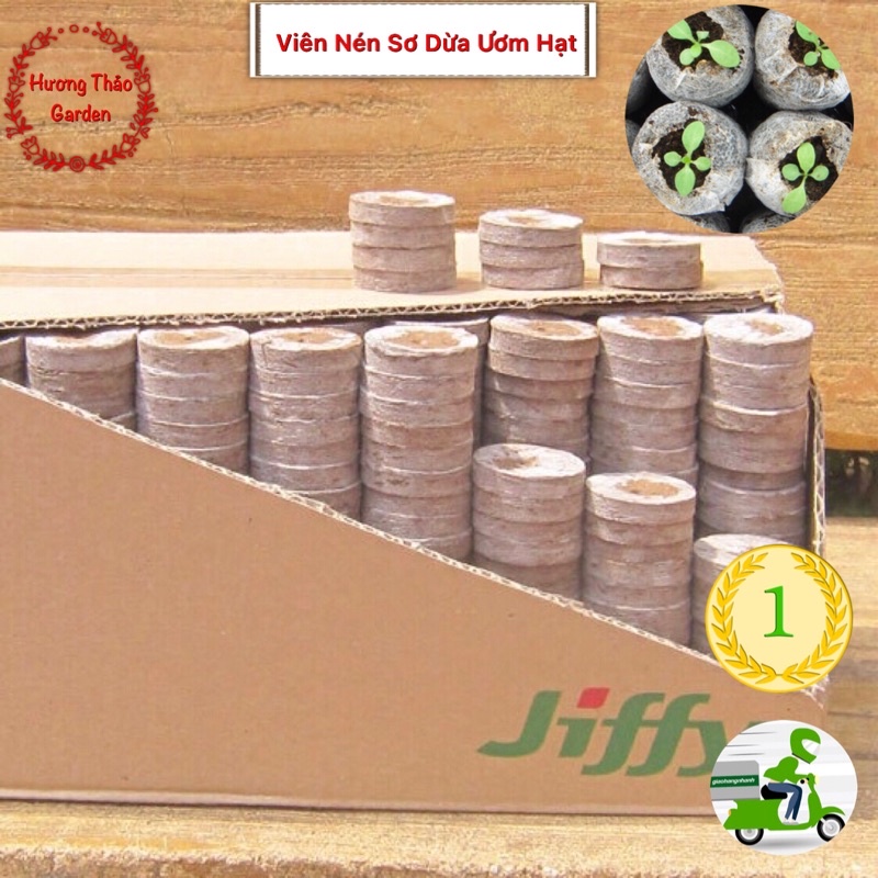 10 Viên Nén Sơ Dừa Ươm Hạt Giống