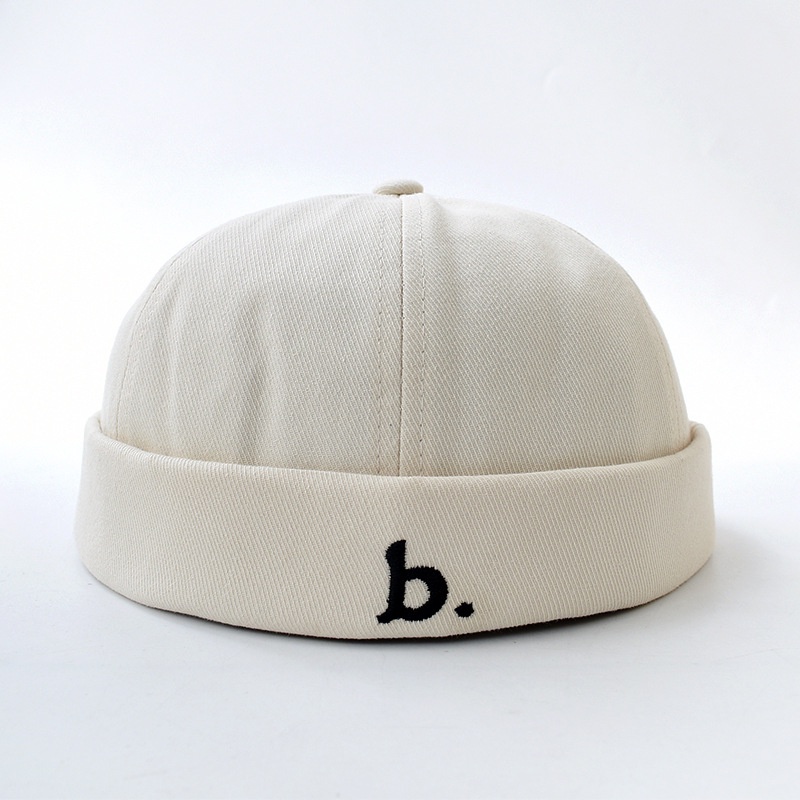 Mũ đội beanie LINJW bằng cotton thiết kế thời trang Hàn Quốc cá tính 2022