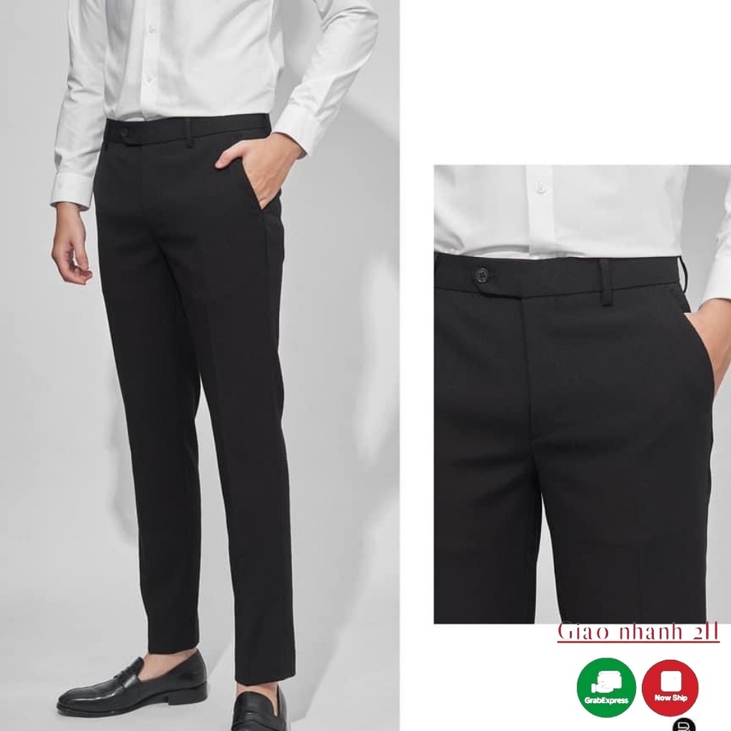 Quần Âu Nam Đẹp Dáng Côn Năng Động, Vải Co Giãn 4 Chiều, Phù Hợp Đi Làm Công Sở, Đi Học