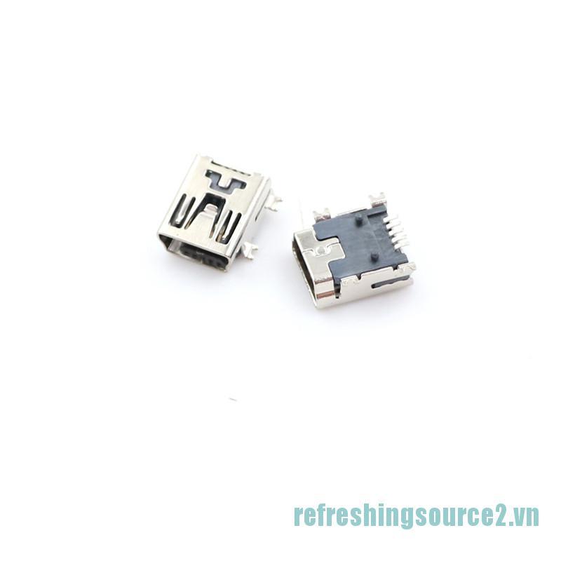 20 Giắc Cắm Usb Type B Cái 5-pin 180 Độ Smd Smt Pcb