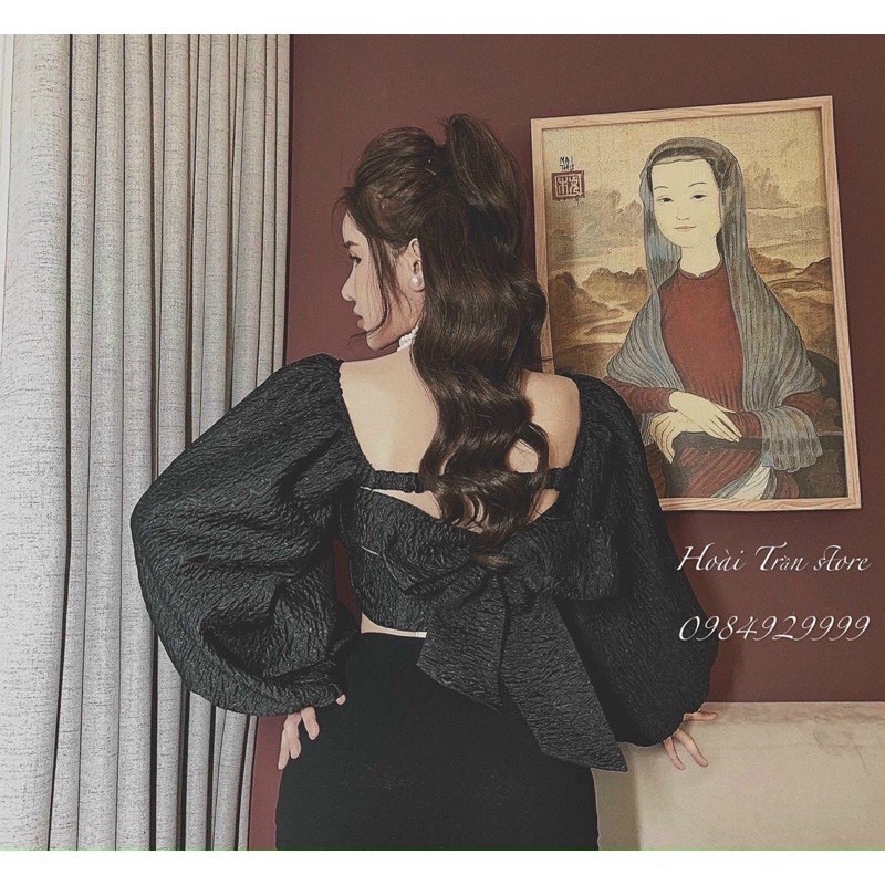 ÁO TIỂU THƯ TAY PHỒNG CỘT NƠ XINH CÓ MOD NGỰC M5 | BigBuy360 - bigbuy360.vn