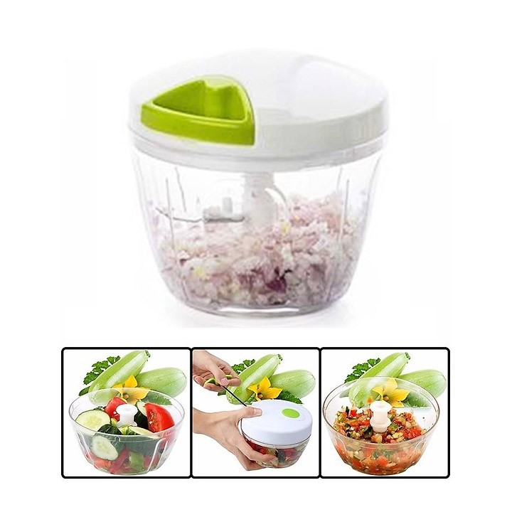 Dụng Cụ Xay Tỏi Ớt, Băm Rau Củ Quả, Cắt Nhỏ Thực Phẩm Lock&Lock Mini Slicer CKS309 - Size M - Hàng Chính Hãng