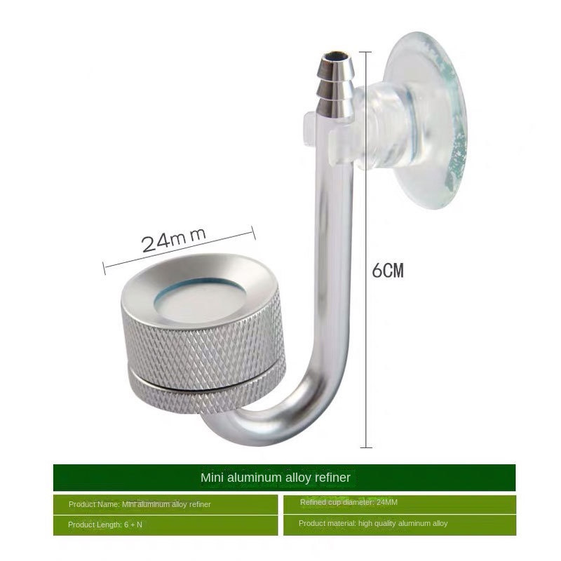 Dụng Cụ Bơm Oxy Bằng Hợp Kim Nhôm carbon dioxide Cho Bể Cá Cảnh co2