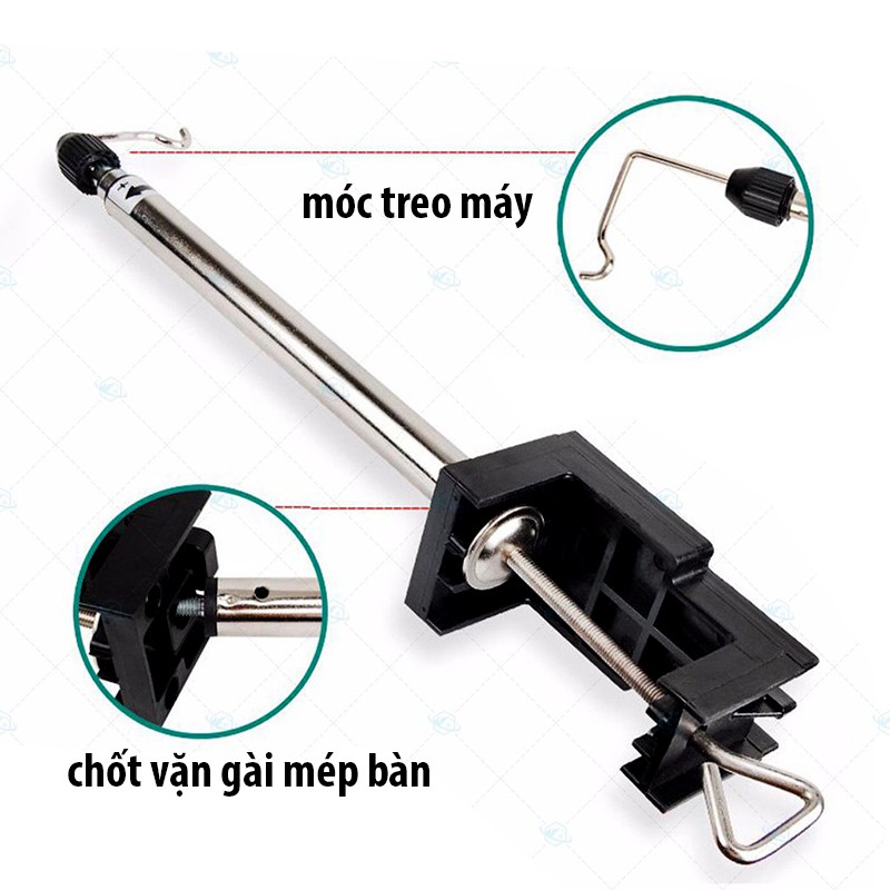 [ PK006 ] Giá Treo Máy Khoan, Mài, Khắc Cầm Tay Kẹp Bàn