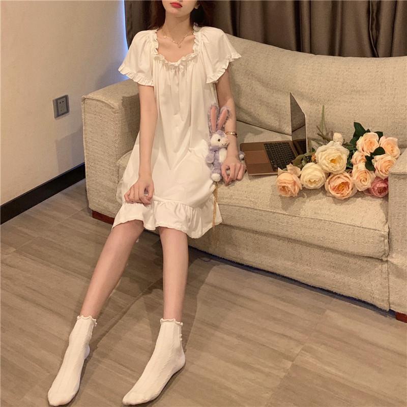 Bộ Đồ Ngủ Kiểu Hàn Quốc Thiết Kế Dễ Thương Cho Mẹ Bầu