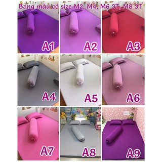 Bộ drap thun Hàn Quốc cao cấp 28 màu
