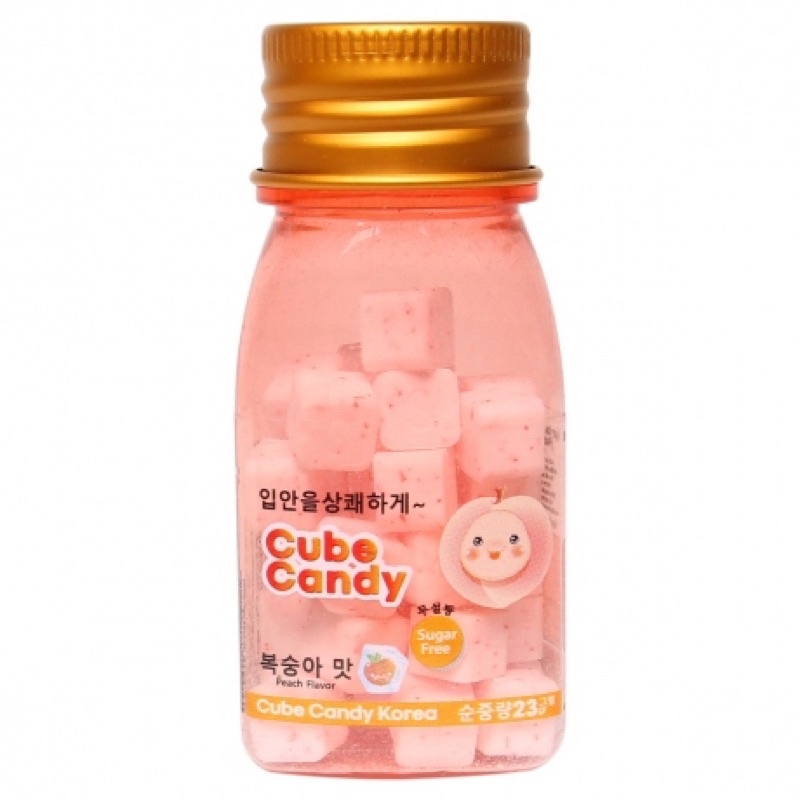 KẸO THE CUBE CANDY LỌ 23G VỊ NHO/ CHANH/ DƯA HẤU/ ĐÀO/ RED BULL- KẸO NGẬM