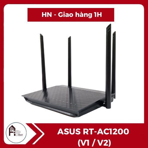 ✲ROUTER WIFI ASUS RT-AC1200 V1, V2 (V1 Cổng Usb Share, 3G/4G Fw Padavan) – 4 Anten 5dBi và dịch vụ Parental Control