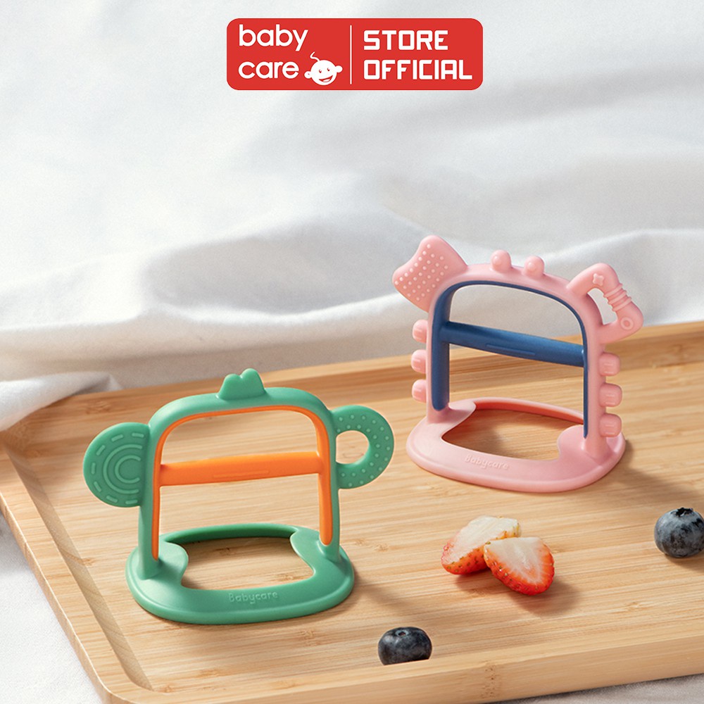 Gặm nướu mềm silicon BC BABYCARE đồ ngậm teether cho em bé - Chính Hãng-BC9012