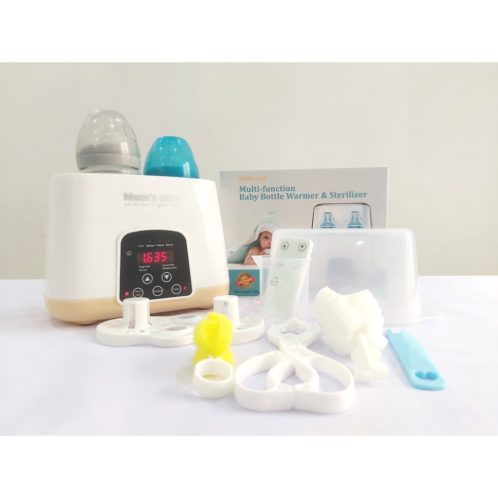 Máy Hâm sữa Và Tiệt trùng bằng hơi nước 7 chức năng MUM’S CARE cho bé từ 0 tháng tuổi