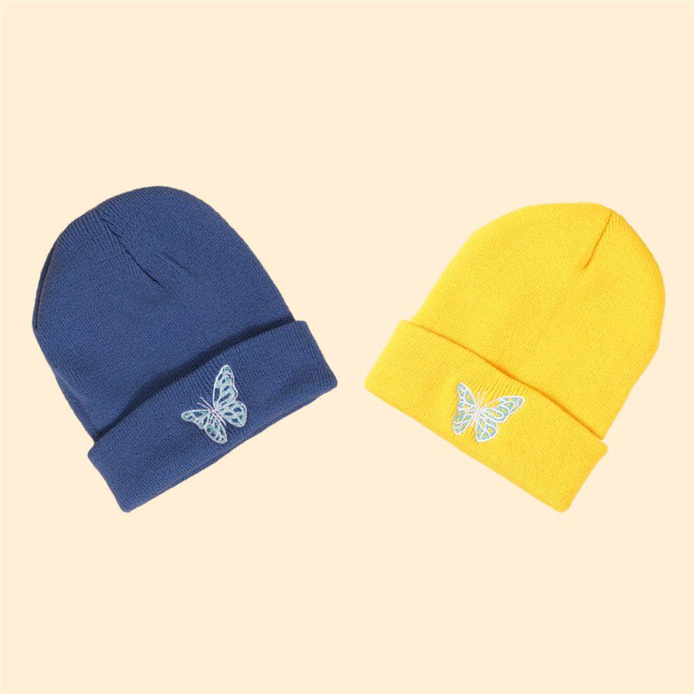 EUCA Mũ Dệt Kim Unisex Hình Bướm Phong Cách Hip Hop