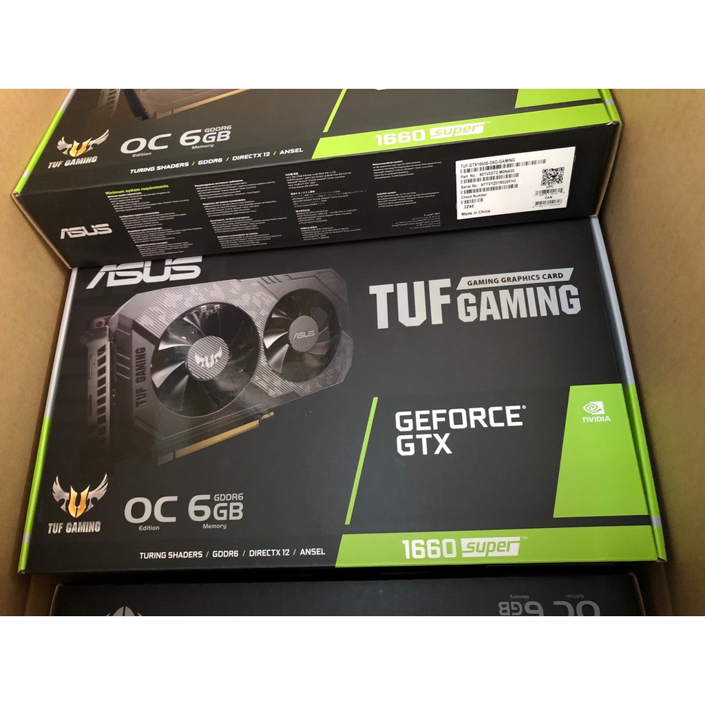 Card màn hình ASUS GeForce GTX 1660 Supper OC 6GB D6 (TUF GTX1660S O6G GAMING)