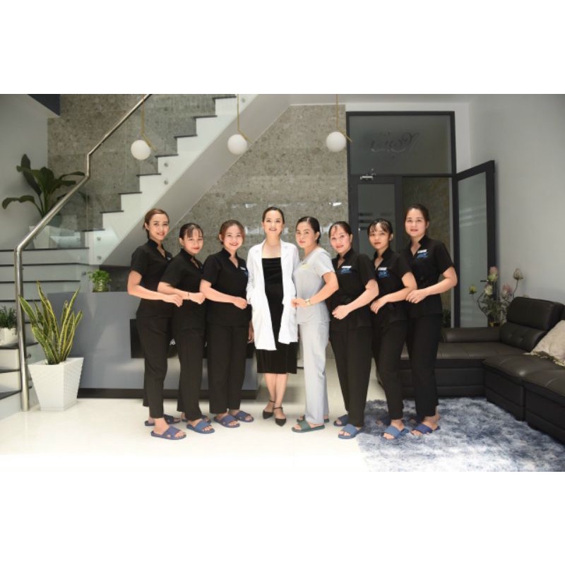 Đồng phục spa màu đen