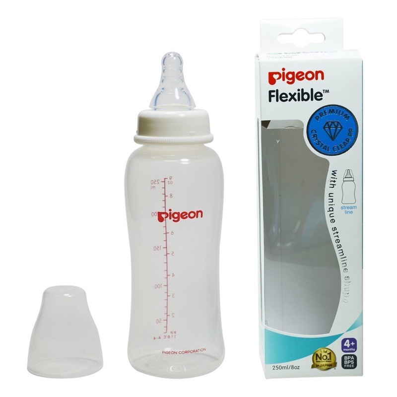 BÌNH SỮA CỔ HẸP PP PIGEON STREAMLINE 50ml/150ml/250ml