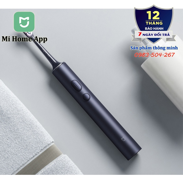 Bàn chải điện Xiaomi Mijia Sonic T500/T500C/T700 - Kết nối APP Mi Home - Pin sử dụng 25 ngày - Siêu sạch, bảo vệ nướu