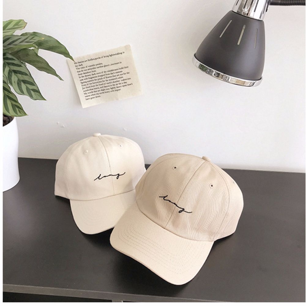AROMA Casual Baseball Caps Women Embroidery Sun Hats Men Summer Hop Hip Snapback Unisex Simple Letter Caps/Multicolor