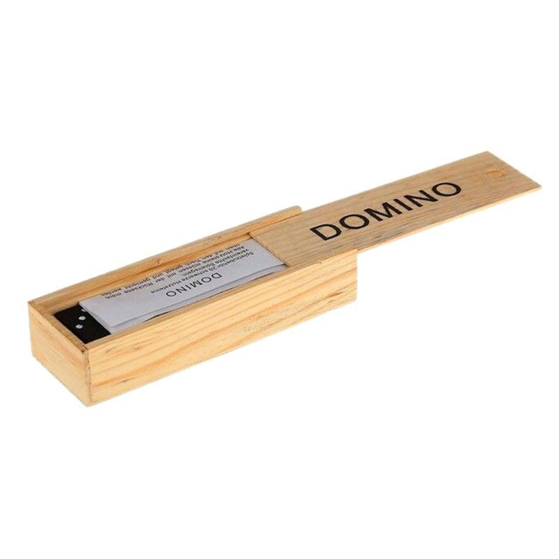 Cờ Domino đen hộp gỗ cao cấp