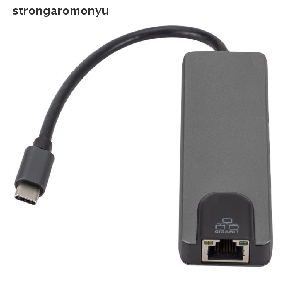 【YU】 5-in-1 USB Type C Hub Adapter Dock with 4K HDMI PD RJ45 Ethernet Lan Charge .