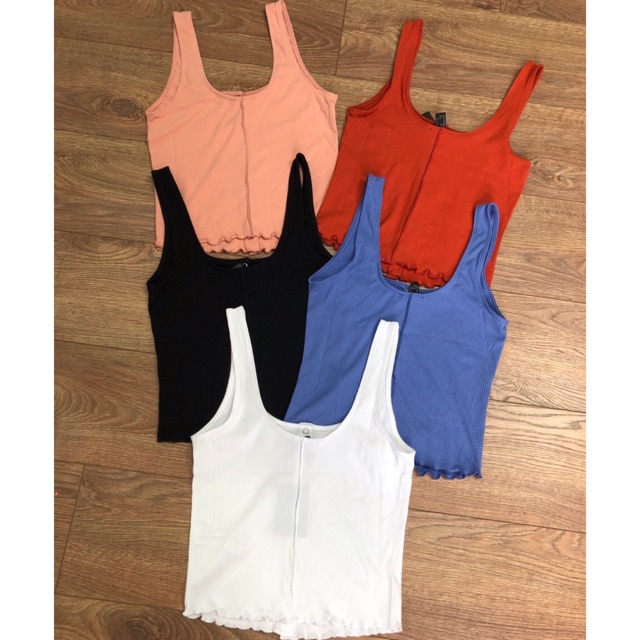 Croptop Nút Xoắn Lai F21
