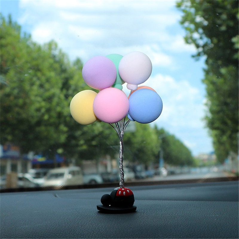 Cute colorful balloon model car decoration nOF2