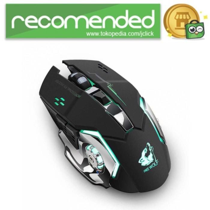 Chuột Gaming Không Dây 1800 Dpi - X8 - Màu Đen