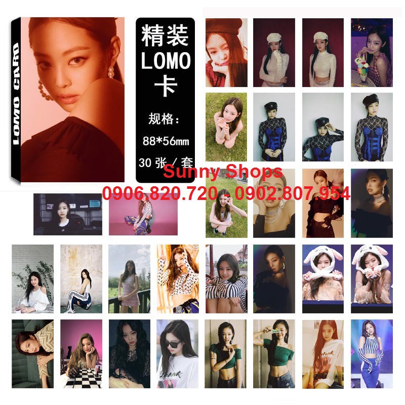 Lomocard 30tấm hình có hộp nhóm BlackPink và thành viên Jennie, Jisoo, Lisa, Rose | BigBuy360 - bigbuy360.vn
