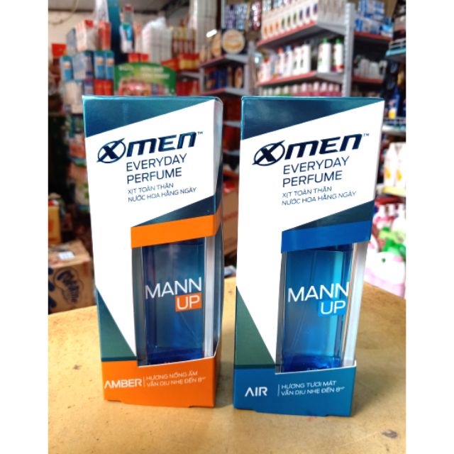 Xịt toàn thân nước hoa hàng ngày X MEN MANN UP. 50ML.