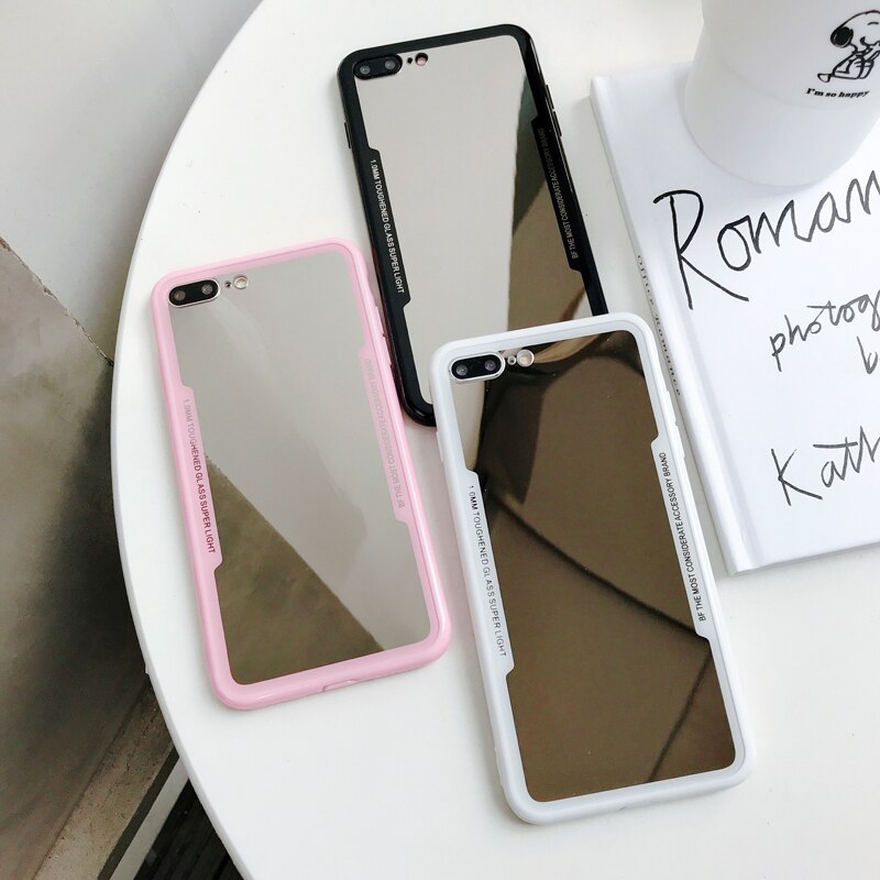 Ốp điện thoại mặt gương chống sốc cho Iphone 6 6s 6plus 7 8 7 8plus X Xs Xr Xsmax 11 11pro 11 Pro Max 12 / 12 Pro