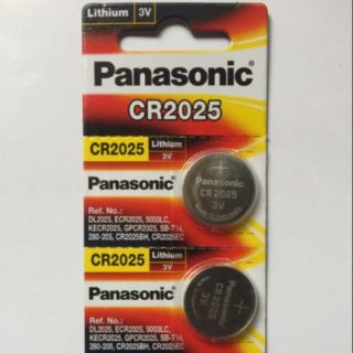 Vỉ 2 viên Pin PANASONIC CR2025 pin điều khiển quạt