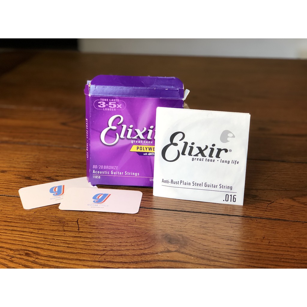 DÂY ĐÀN ELIXIR ACOUSTIC GUITAR STRING - NANOWEB VÀ POLYWEB ( BẢN BÌA CŨ )