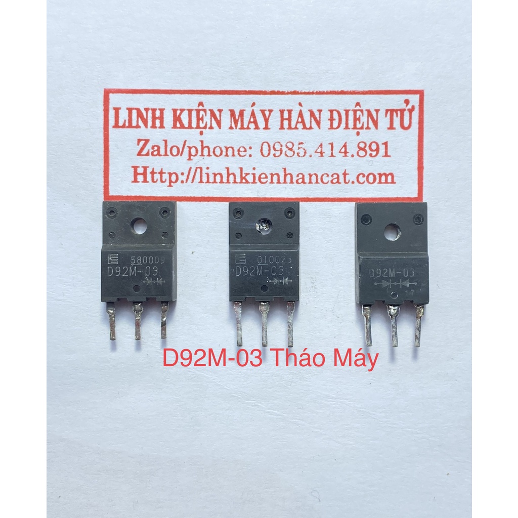 Diot Ra Hàn D92M-03 ( 20A 300V ) Tháo Máy
