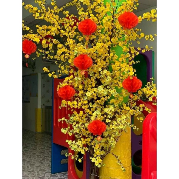Đèn lồng đỏ Nilon chữ Phúc 30cm/25cm/20cm treo trang trí Tết - đèn lồng chống nước